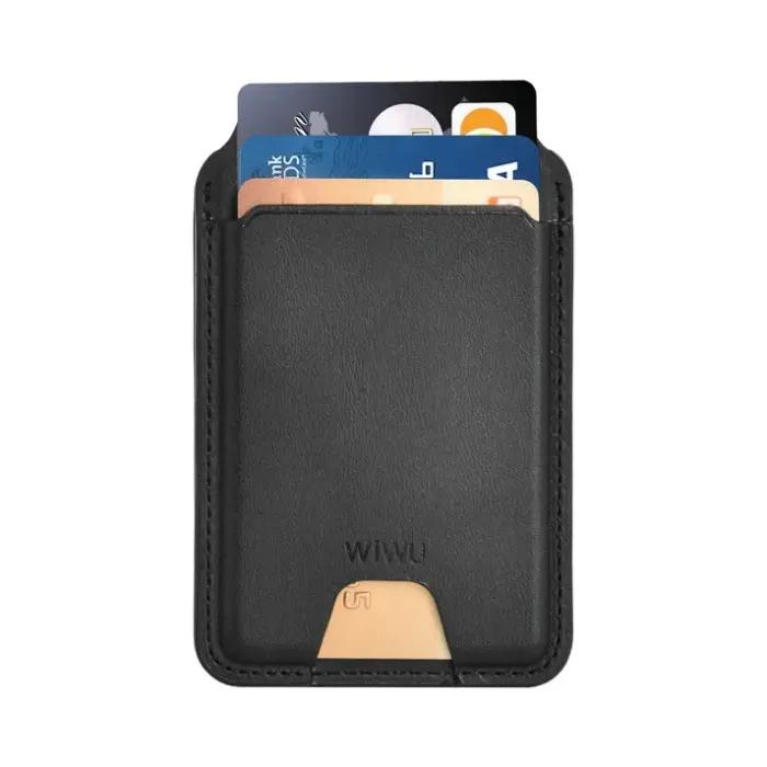 Porte-Cartes MagSafe Avec Localisation Find My En Cuir PU – WIWU Mag Wallet FM MW-005 thumbnail 4