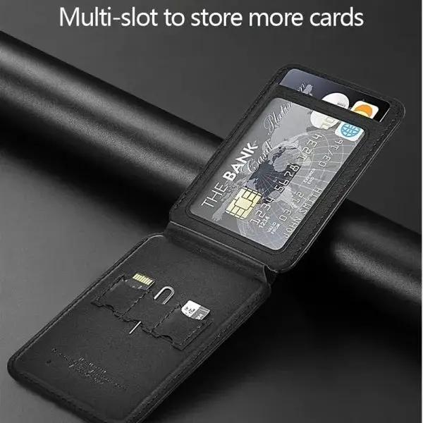 Porte-Cartes MagSafe Avec Localisation Find My En Cuir PU – WIWU Mag Wallet FM MW-005 thumbnail 10