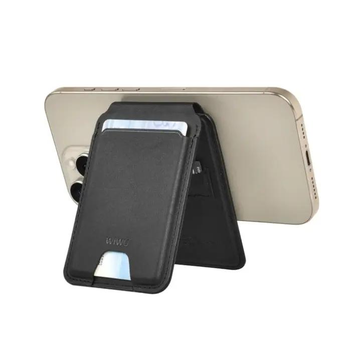 Porte-Cartes MagSafe Avec Localisation Find My En Cuir PU – WIWU Mag Wallet FM MW-005 thumbnail 11
