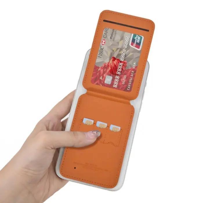 Porte-Cartes MagSafe Avec Localisation Find My En Cuir PU – WIWU Mag Wallet FM MW-005 thumbnail 12