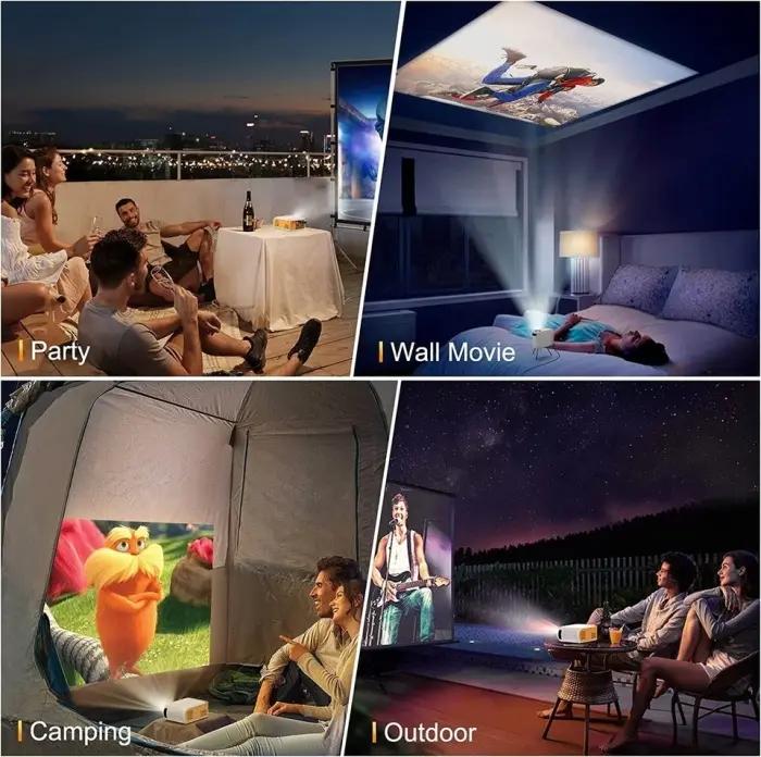Mini Projecteur LED Full HD Portable thumbnail 9