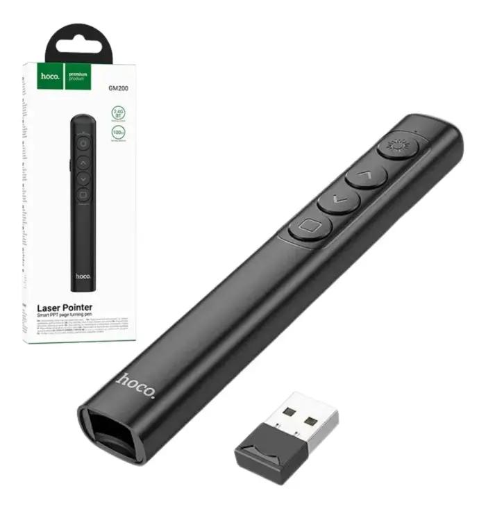 Pointeur Laser Sans Fil HOCO GM200 – Présentateur Bluetooth 2.4 GHz Avec Laser Rouge Pour Présentations Et Conférences thumbnail 5
