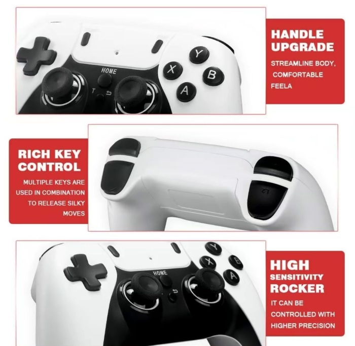 Console De Jeux GAME STICK 3D 4K Ultra HD Avec 2 Manettes Sans Fil – 30 000 Jeux Rétro, 64 GB, HDMI, Plug and Play thumbnail 5