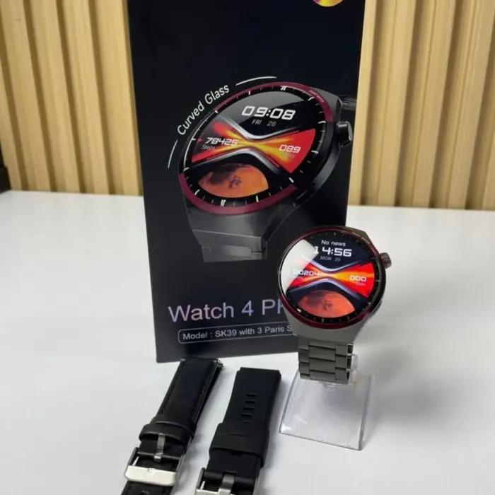 Montre Connectée Watch 4 Pro Plus – Smart Watch Avec 3 Bracelets thumbnail 4