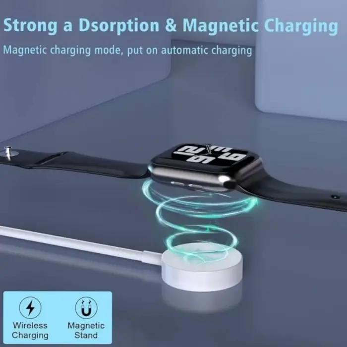 Câble De Charge Magnétique 1m Compatible Toutes Séries Apple Watch thumbnail 5