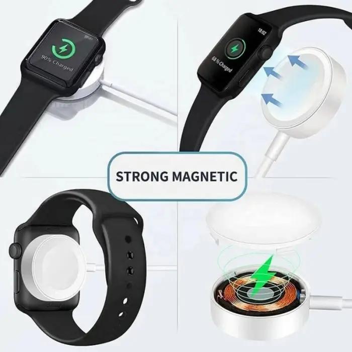 Câble De Charge Magnétique 1m Compatible Toutes Séries Apple Watch thumbnail 8
