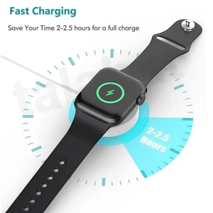 Câble De Charge Magnétique 1m Compatible Toutes Séries Apple Watch thumbnail 9