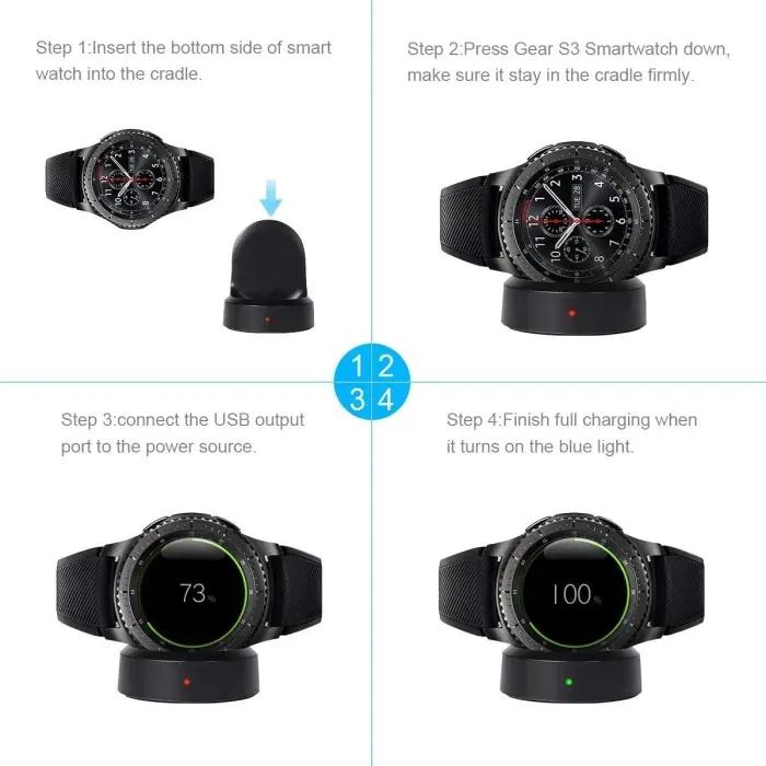 Chargeur Pour Samsung Gear S2, S3 et S4 Smart Watch thumbnail 7