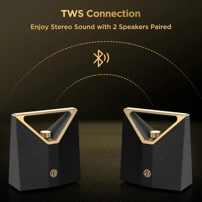 Enceinte Bluetooth Portable BUGANi Brief Plus 100W IPX5 Avec Subwoofer Puissant Et 13h D’Autonomie thumbnail 4