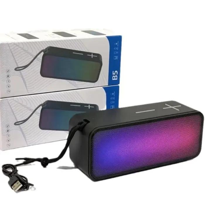 Enceinte Bluetooth Portable Avec Éclairage LED RVB B5 thumbnail 3
