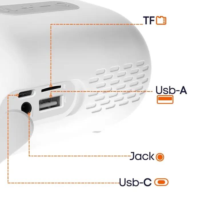 Haut-Parleur Bluetooth WiWU H8 5W Étanche IPX6 – TWS, Batterie 1200 MAh thumbnail 2