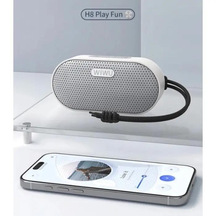 Haut-Parleur Bluetooth WiWU H8 5W Étanche IPX6 – TWS, Batterie 1200 MAh thumbnail 6