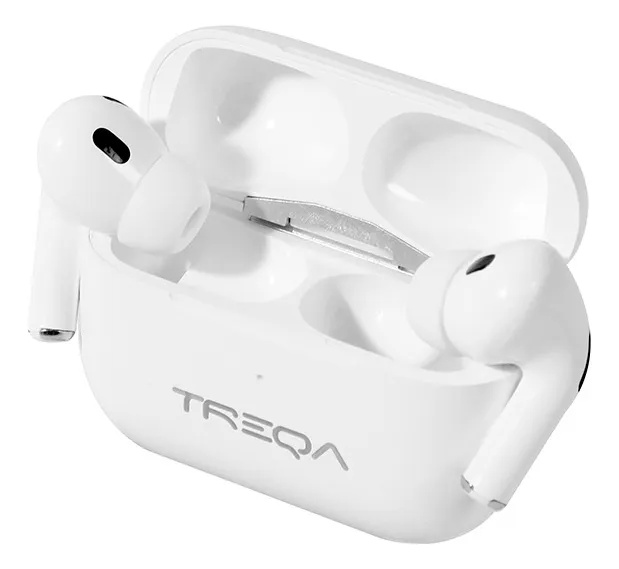 Écouteurs sans fil Bluetooth TREQA BT-A5 TWS avec micro, commandes tactiles, étui de charge et compatibilité iOS Android thumbnail 2