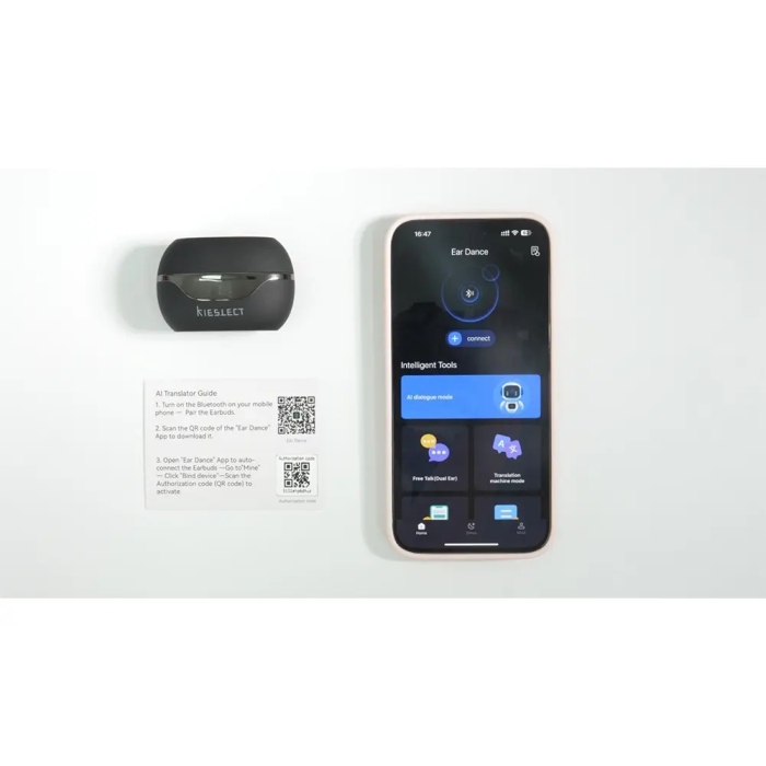 Écouteurs Sans Fil KIESLECT Earbuds Open AI – Son 3D, Appels Clairs ENC, Traduction IA et ChatGPT, IPX4 thumbnail 6