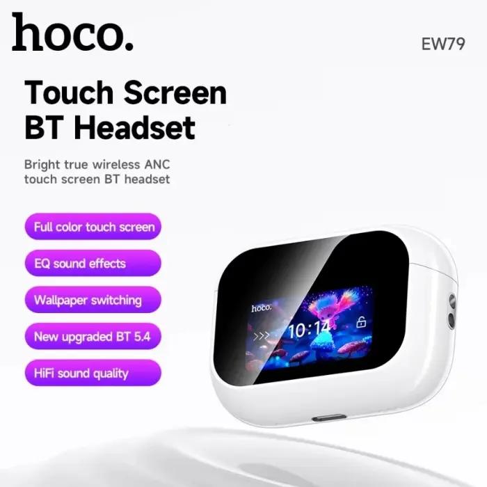 Hoco EW79 ANC – Écouteurs Bluetooth Sans Fil À Réduction De Bruit Active, Design Élégant Et Son Haute Définition thumbnail 4