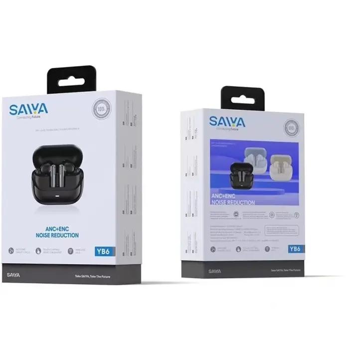 Écouteurs Sans Fil SAIYA YB6 ANC+ENC – 6 Microphones, Réduction De Bruit Active Et Vent, Son Hi-Fi Et Autonomie 30h thumbnail 3