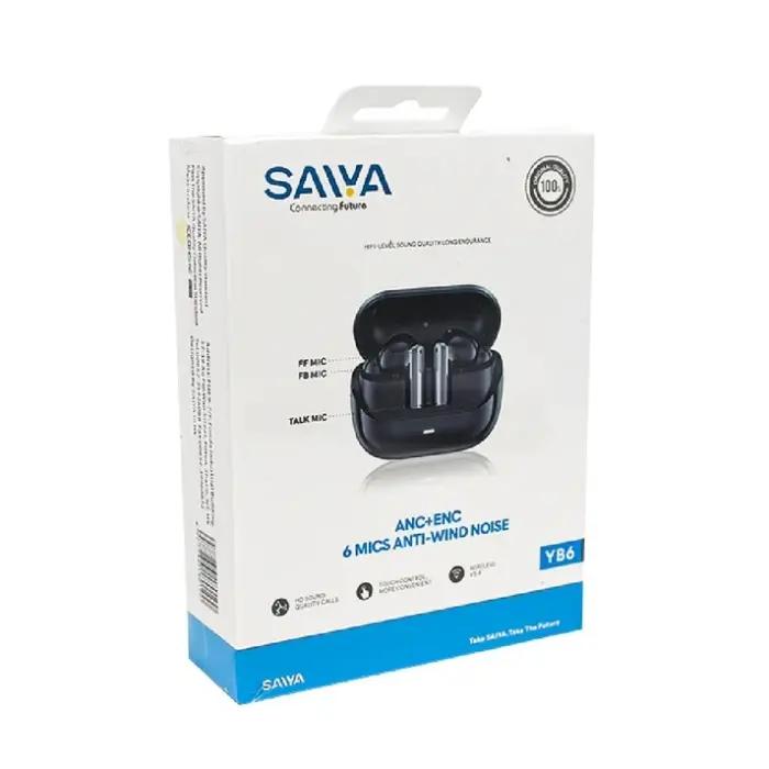 Écouteurs Sans Fil SAIYA YB6 ANC+ENC – 6 Microphones, Réduction De Bruit Active Et Vent, Son Hi-Fi Et Autonomie 30h thumbnail 4