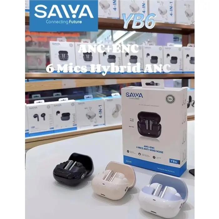 Écouteurs Sans Fil SAIYA YB6 ANC+ENC – 6 Microphones, Réduction De Bruit Active Et Vent, Son Hi-Fi Et Autonomie 30h thumbnail 8