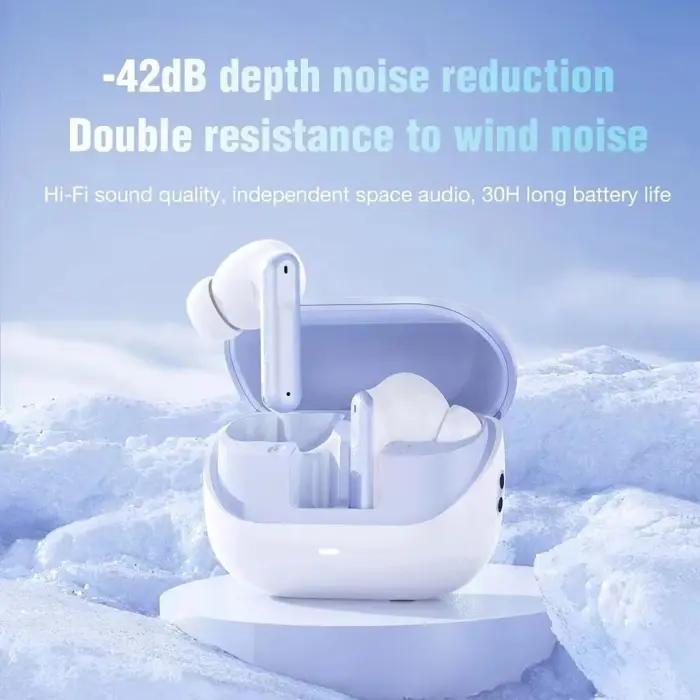 Écouteurs Sans Fil SAIYA YB6 ANC+ENC – 6 Microphones, Réduction De Bruit Active Et Vent, Son Hi-Fi Et Autonomie 30h thumbnail 10