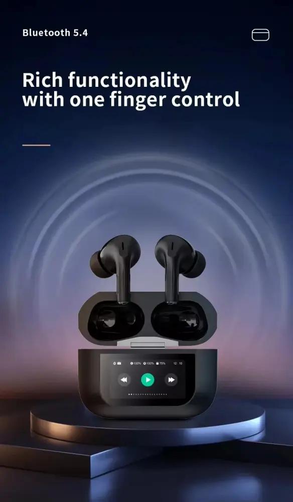 Écouteurs Sans Fil SAIYA T70 ANC Pro – Bluetooth 5.3, Écran LED, Son Hi-Fi, Réduction De Bruit thumbnail 6