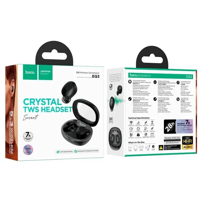 Écouteurs Bluetooth TWS, Boîtier Avec Affichage LED – Hoco EQ3 Smart thumbnail 2