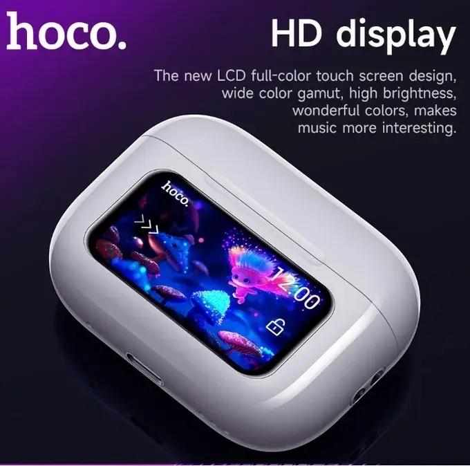 Écouteurs Sans Fil HOCO EW72 ANC Bluetooth 5.3 Avec Réduction De Bruit, Micro Et Écran HD thumbnail 6