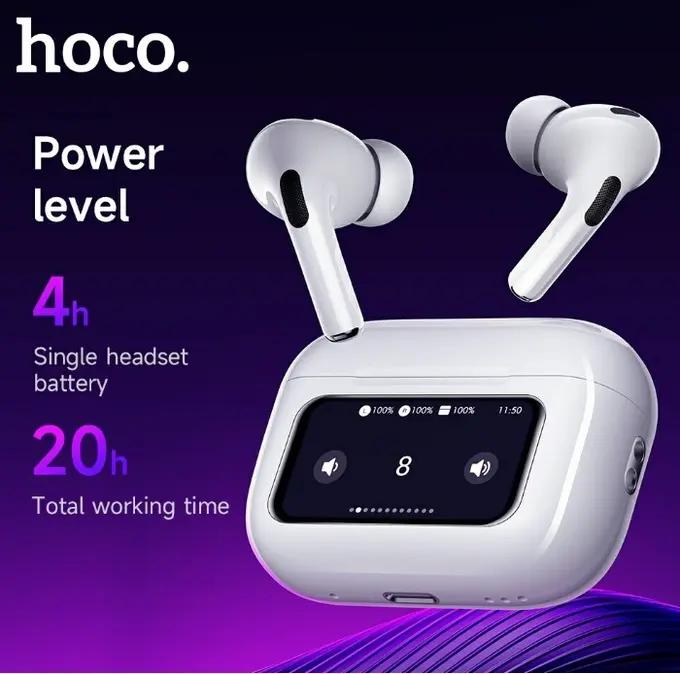 Écouteurs Sans Fil HOCO EW72 ANC Bluetooth 5.3 Avec Réduction De Bruit, Micro Et Écran HD thumbnail 5
