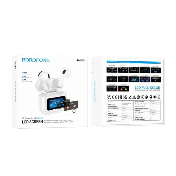Écouteurs Sans Fil Avec Écran Tactile LED Borofone BW60 thumbnail 6