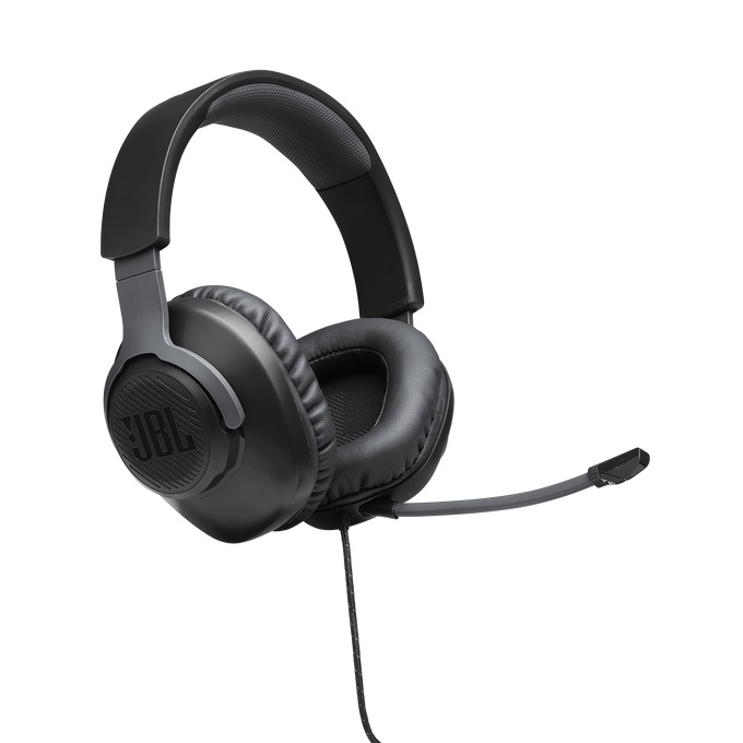 Casque Gaming JBL Quantum 100 – Son Surround Immersif, Micro Amovible et Confort Mémoire de Forme pour PC et Consoles thumbnail 2
