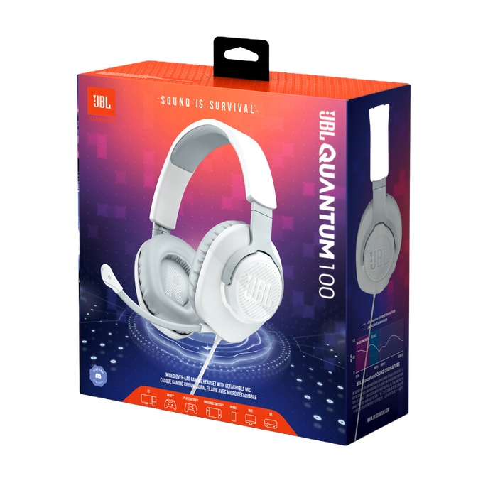 Casque Gaming JBL Quantum 100 – Son Surround Immersif, Micro Amovible et Confort Mémoire de Forme pour PC et Consoles thumbnail 30