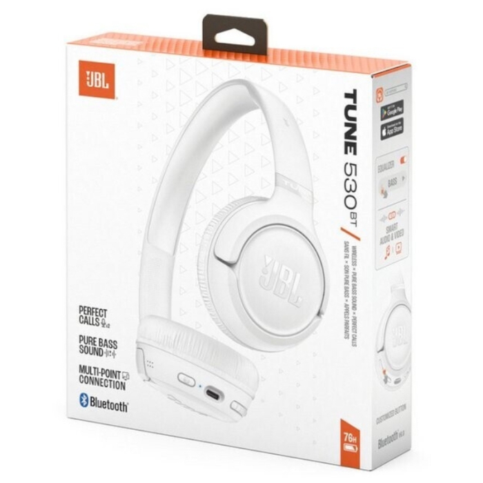 Casque Bluetooth JBL Tune 530BT – Son Pure Bass, 76h D’Autonomie, Micro Double Et Design Pliable, Original thumbnail 8