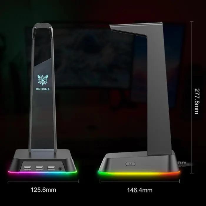 Support Pour Casque ONIKUMA ST-2 Compatible Avec Différents Modèles De Casques Et Accessoires Gaming thumbnail 5