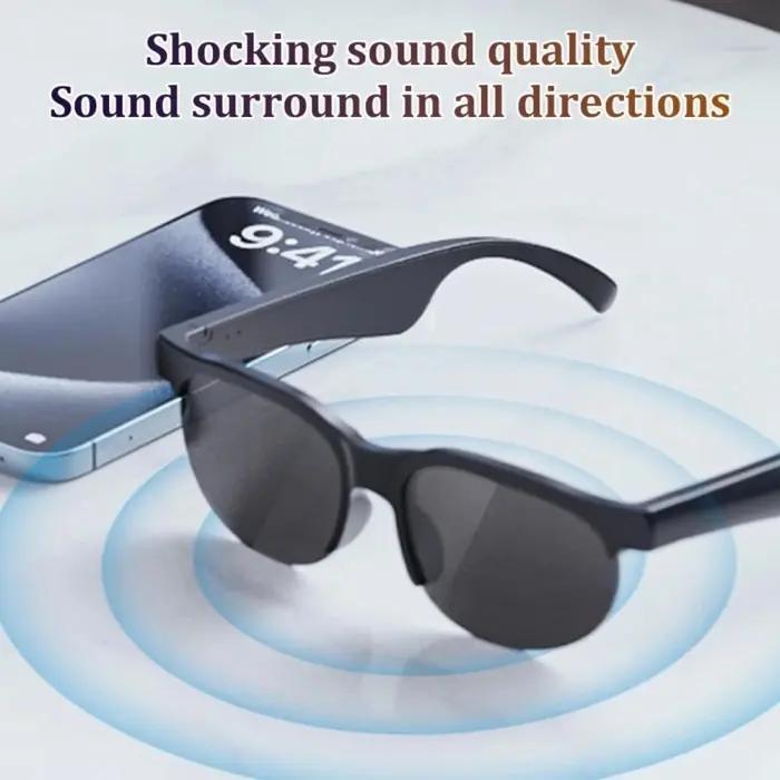 Lunettes Bluetooth Intelligentes XG88 Pro – Casque Audio HD, Appels Mains Libres Et Protection Anti-Lumière Bleue thumbnail 7