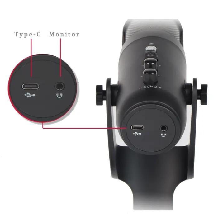 Microphone À Condensateur USB Jmary MC-PW9 RGB thumbnail 2