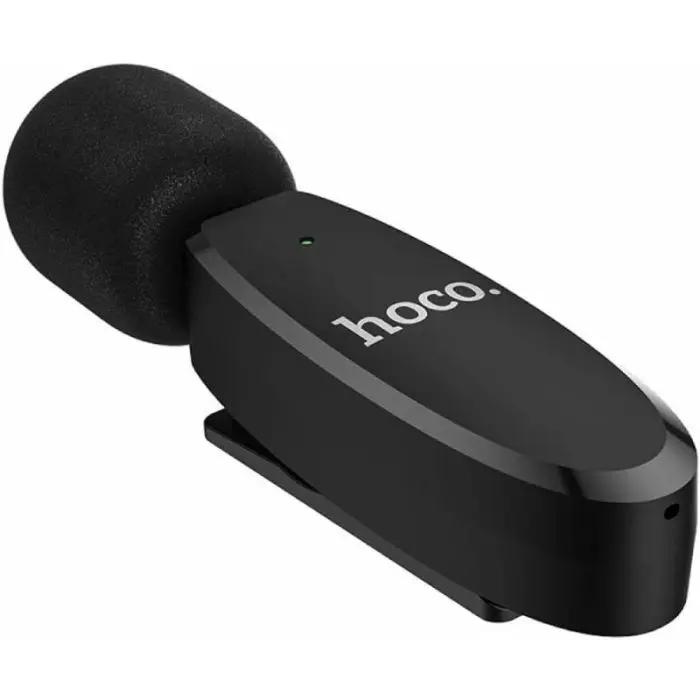 Microphone Cravate Sans Fil HOCO Wireless Digital L15, Version Lightning Pour IPhone thumbnail 3