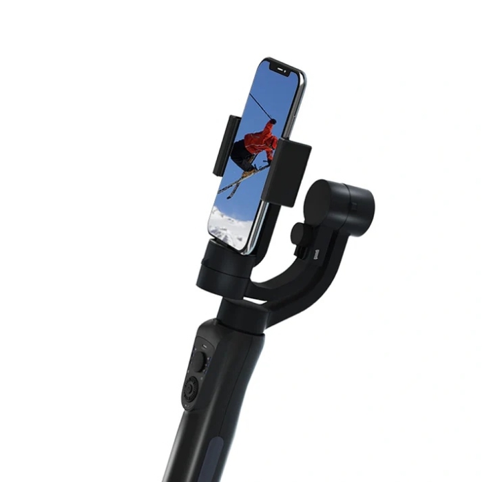 WiWU S5B Stabilisateur Téléphone 3 Axes Pour Smartphone Et GoPro – Vidéos Fluides, Suivi Intelligent, Batterie Longue Durée thumbnail 4