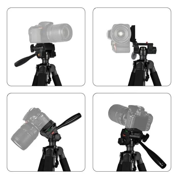 Trépied Léger F-555TK Pour Appareil Photo Et Smartphone thumbnail 2