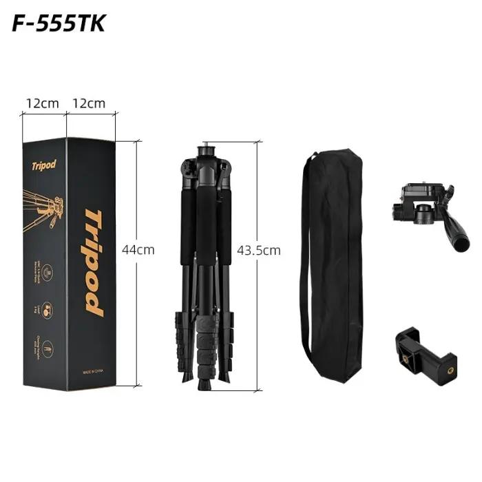 Trépied Léger F-555TK Pour Appareil Photo Et Smartphone thumbnail 6