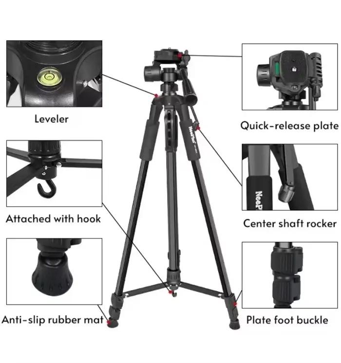 Trépied Professionnel Universel Neepho NP-8840 – Léger, Robuste Et Polyvalent thumbnail 5