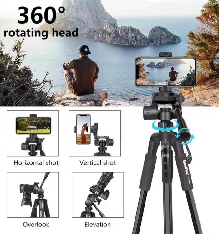 Trépied Professionnel Universel Neepho NP-8840 – Léger, Robuste Et Polyvalent thumbnail 6