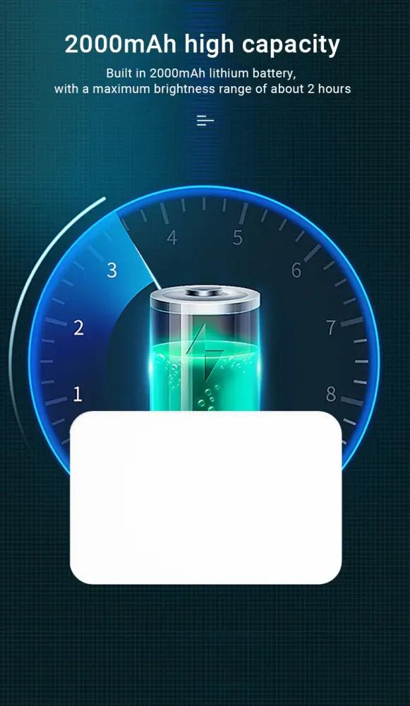 Éclairage LED Portable 3000K-6500K – Lampe Vidéo Avec Batterie 2000mAh Pour Vlogging, Selfie Et Visio thumbnail 6