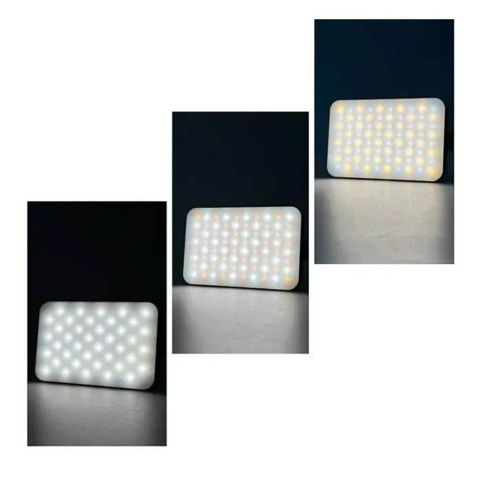 Éclairage LED Portable 3000K-6500K – Lampe Vidéo Avec Batterie 2000mAh Pour Vlogging, Selfie Et Visio thumbnail 17