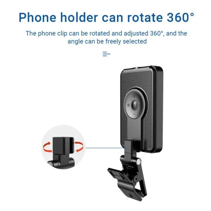 Éclairage LED Portable 3000K-6500K – Lampe Vidéo Avec Batterie 2000mAh Pour Vlogging, Selfie Et Visio thumbnail 21