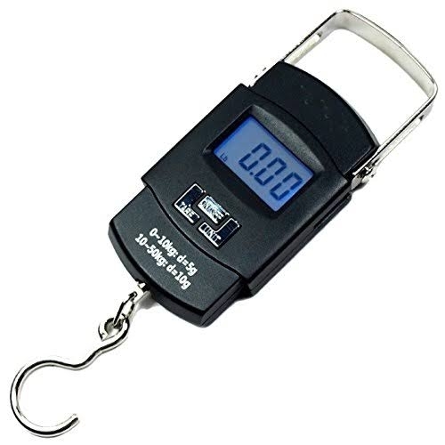 Balance Électronique Portable WH-A08 50 Kg – Pèse Bagages, Colis Et Provisions Avec Écran LCD Rétroéclairé, Fonction Tare Et Crochet En Acier Inoxydable thumbnail 8