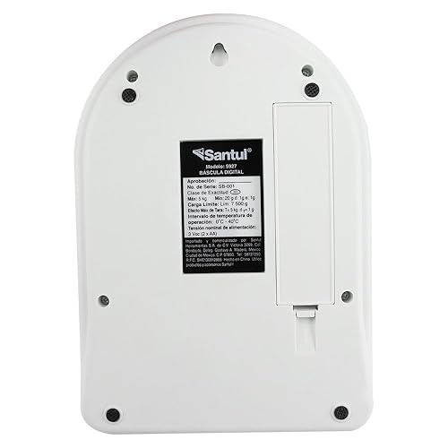 Balance Digitale 5 Kg Santul 5927 – Haute Précision, Fonction TARE, Écran LCD, Plastique ABS thumbnail 3