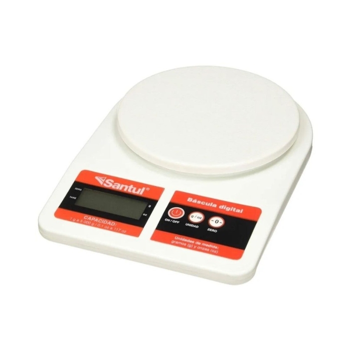 Balance Digitale 5 Kg Santul 5927 – Haute Précision, Fonction TARE, Écran LCD, Plastique ABS thumbnail 5