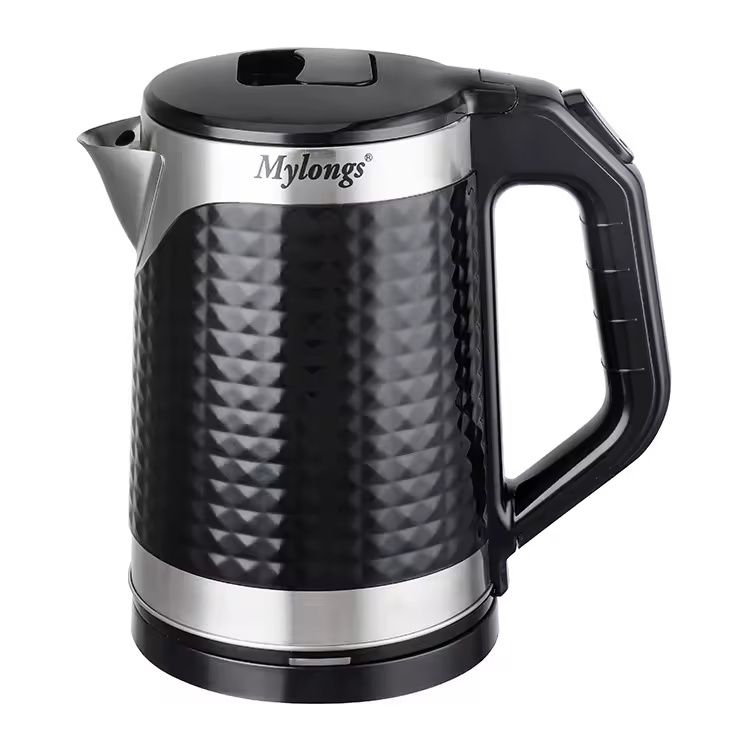 Bouilloire électrique sans fil MY-2377 2,3L 1500W en acier inoxydable avec LED, base 360° et arrêt automatique, classe A thumbnail 5