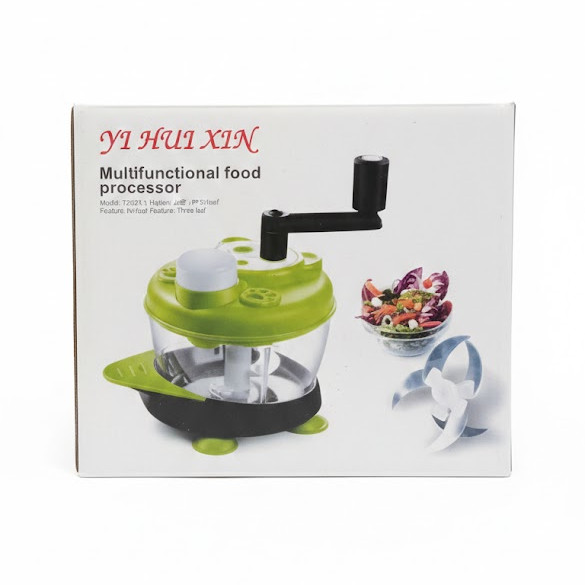 Hachoir Manuel Multifonction VI HUI XIN – Robot Culinaire pour Légumes, Fruits, Viande et Sauces thumbnail 2