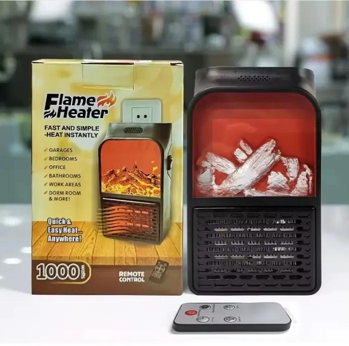 Chauffage Électrique Portable 1000W Avec Télécommande thumbnail 3