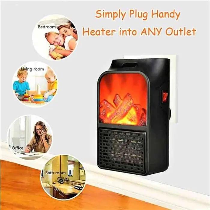 Chauffage Électrique Portable 1000W Avec Télécommande thumbnail 12
